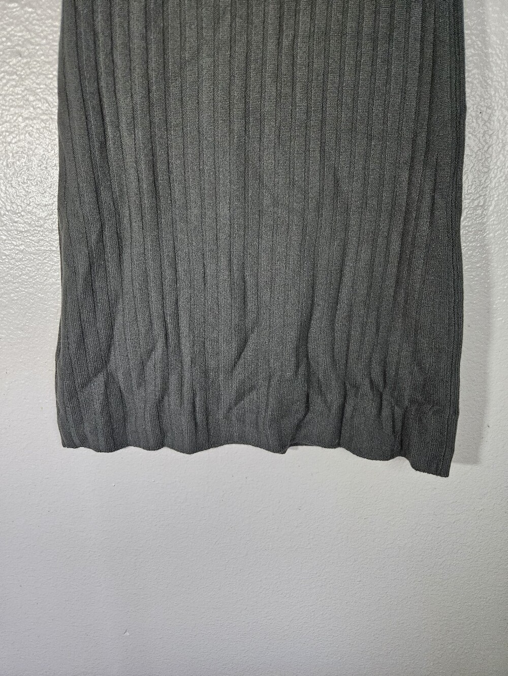 Quince Mongolian Cashmere Midi Skirt Moss Size S - Picture 7 of 10